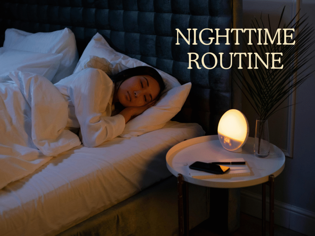 nighttime routine for better sleep