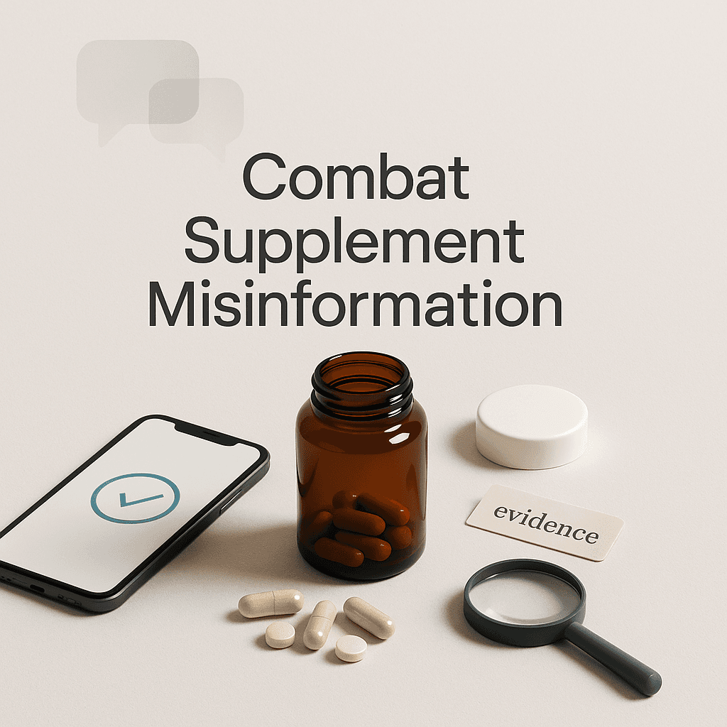 5 Ways the Supplement Industry Can Combat Misinformation