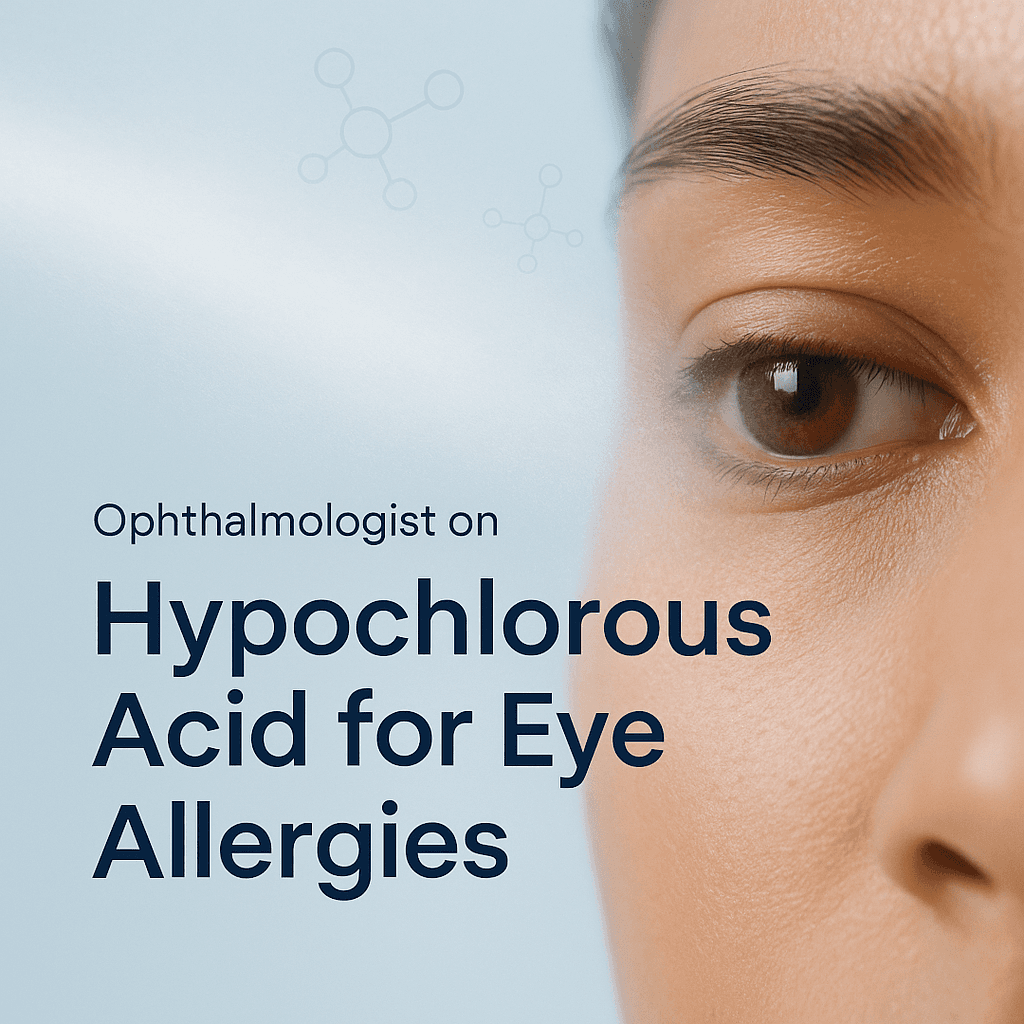 Ophthalmologist on hypochlorous acid for allergies