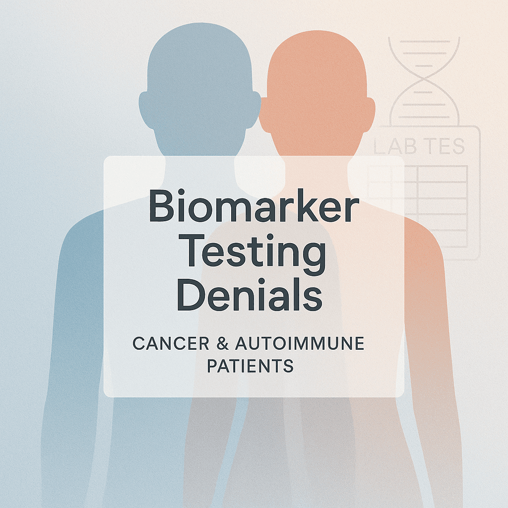 Cancer Patients & Autoimmune Disorder Patients w/ Biomarker Testing Denials