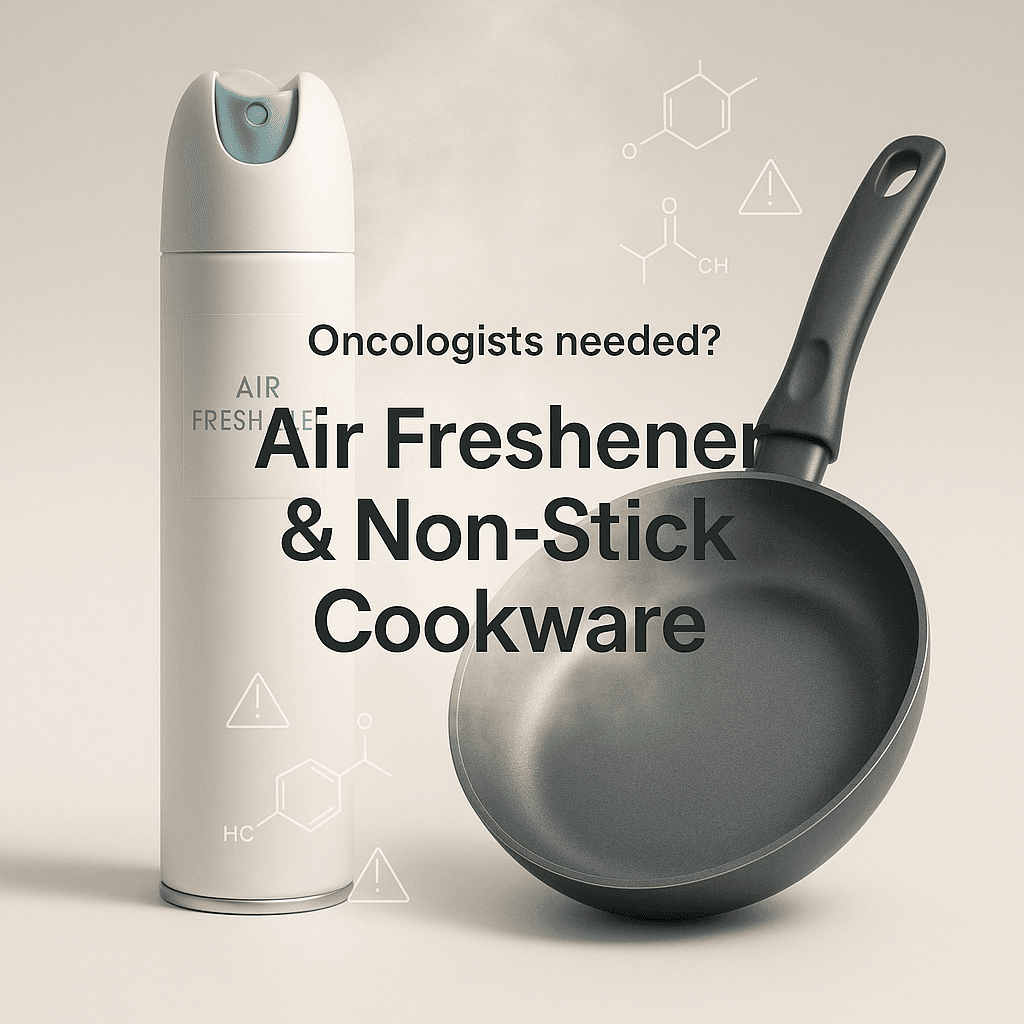 Oncologists needed: Air freshener and non-stick cookware